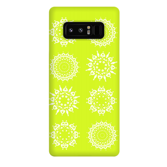 Galaxy Note 8 StrongFit Oh Chartreuse! by Bettie * Blue