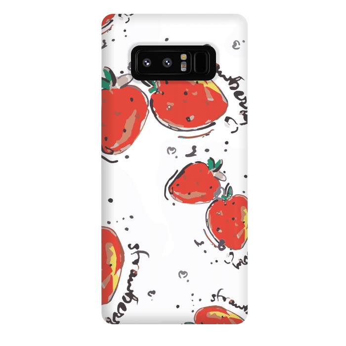 Galaxy Note 8 StrongFit Strawberry Crush by MUKTA LATA BARUA