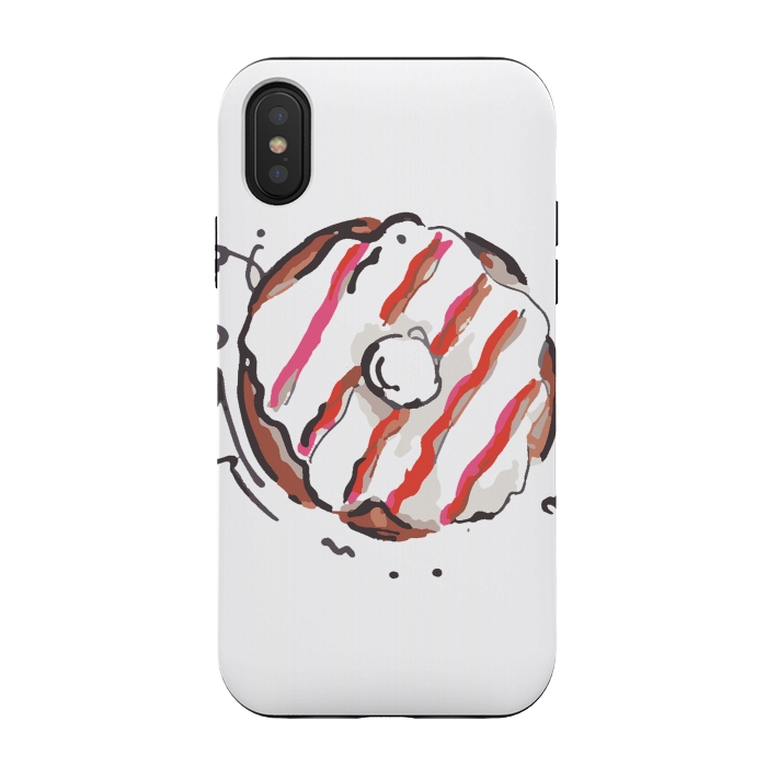 iPhone Xs / X StrongFit Donut Love 2 by MUKTA LATA BARUA