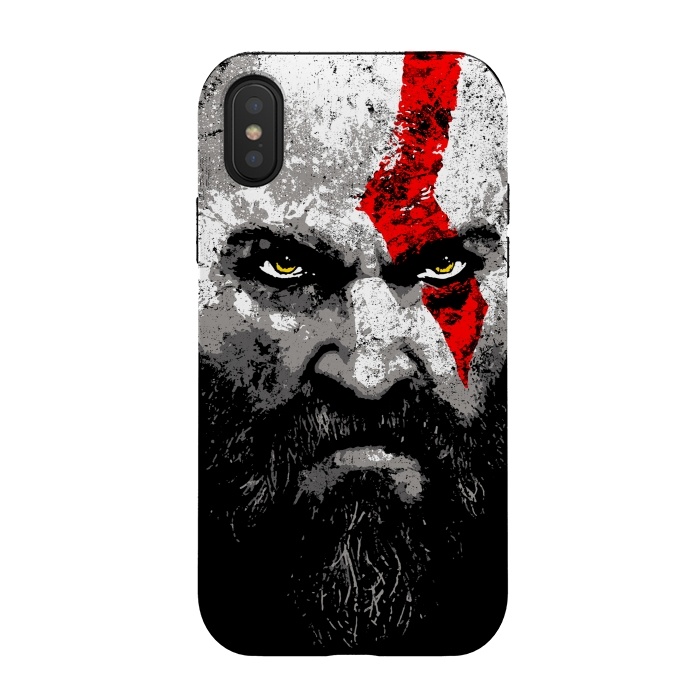 iPhone Xs / X StrongFit Kratos by Mitxel Gonzalez