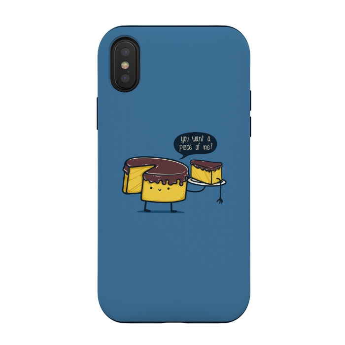 iPhone Xs / X StrongFit Do you want a piece of me? by Xylo Riescent