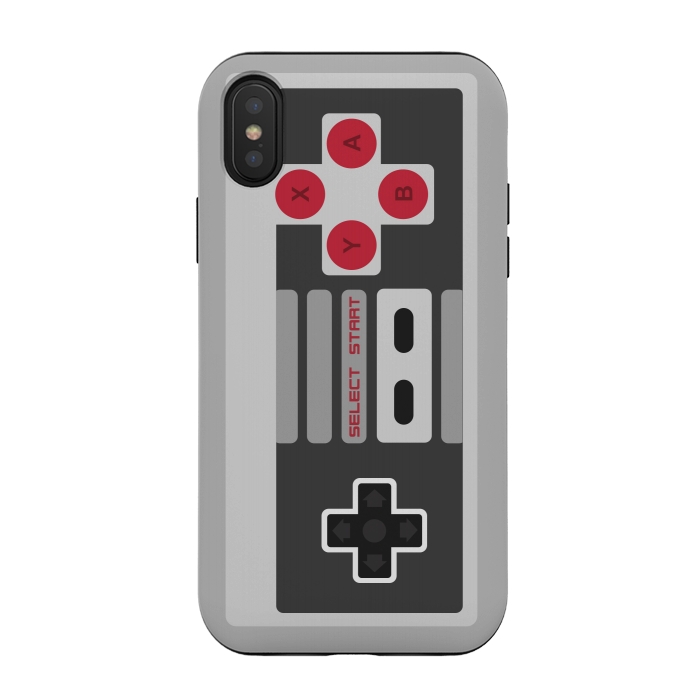 iPhone Xs / X StrongFit Retro Gamer by Dellán