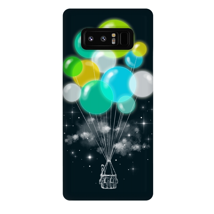 Galaxy Note 8 StrongFit Colorful Exile by Alwin Aves