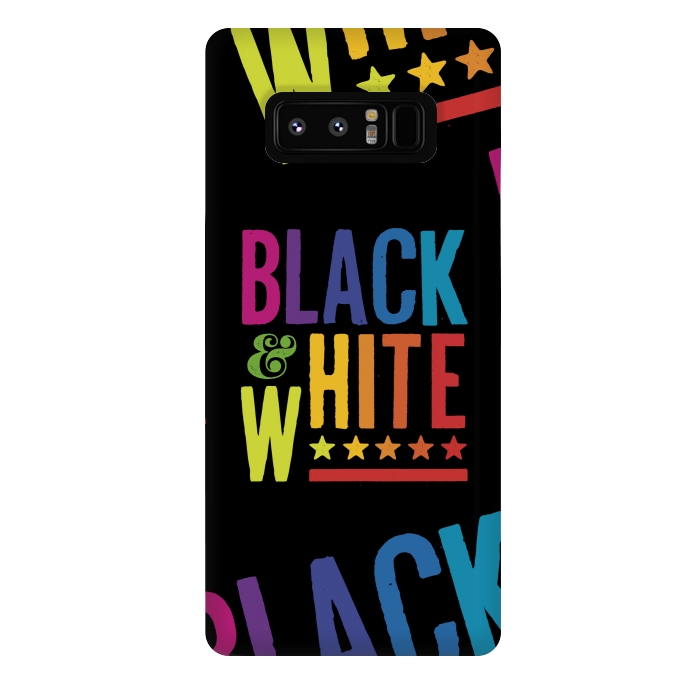Galaxy Note 8 StrongFit Colorful Black & White by Dellán