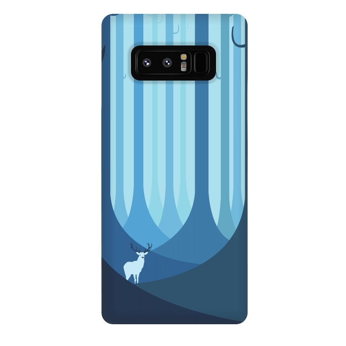 Galaxy Note 8 StrongFit Blue forest by Roland Banrévi
