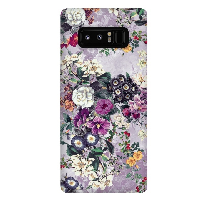 Galaxy Note 8 StrongFit Floral Pattern by Riza Peker