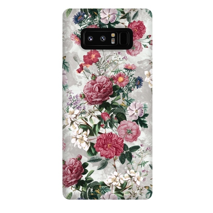 Galaxy Note 8 StrongFit Floral Pattern III by Riza Peker