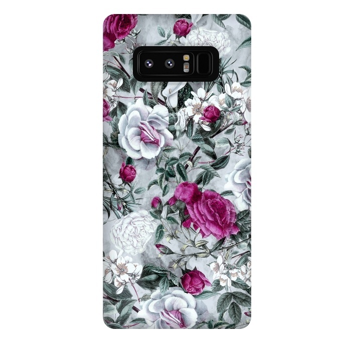 Galaxy Note 8 StrongFit Floral Pattern V by Riza Peker