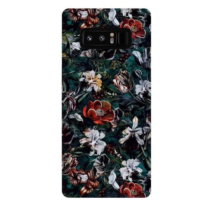 Galaxy Note 8 StrongFit Floral Pattern VI by Riza Peker