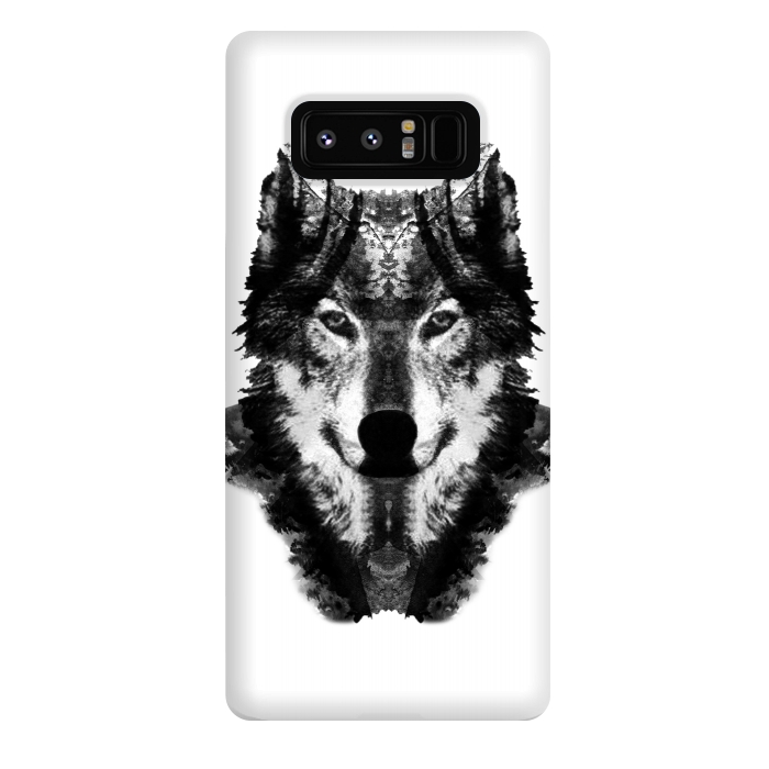 Galaxy Note 8 StrongFit The Black Forest Wolf  by Rui Faria