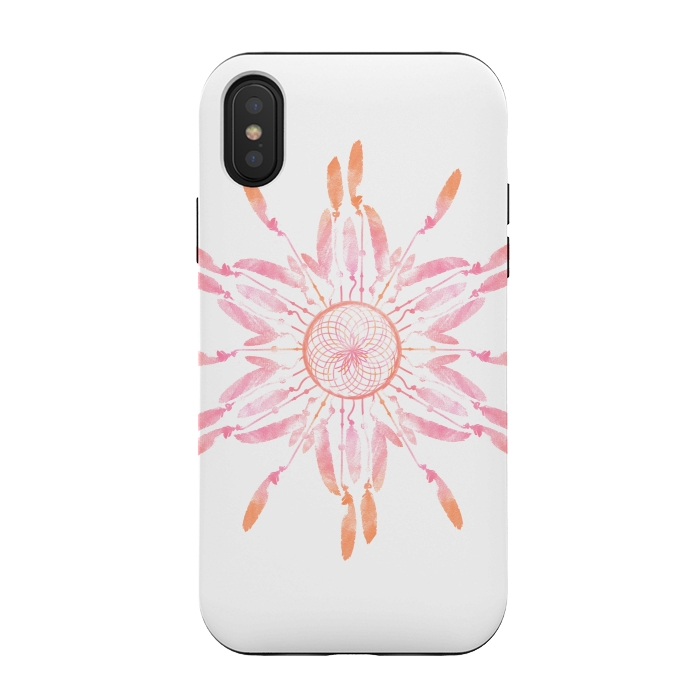 iPhone Xs / X StrongFit neverending dream catcher by Rui Faria