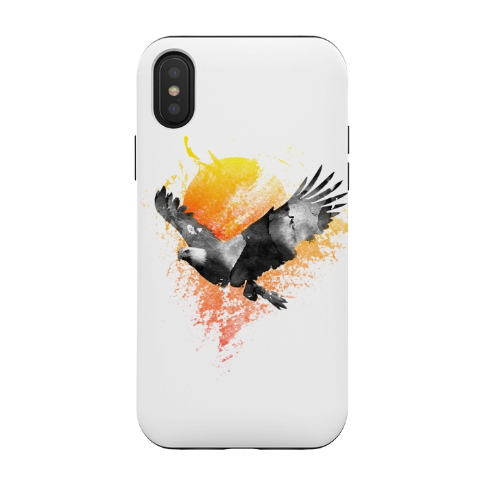 iPhone Xs / X StrongFit The Eagle that touched the sun by Rui Faria