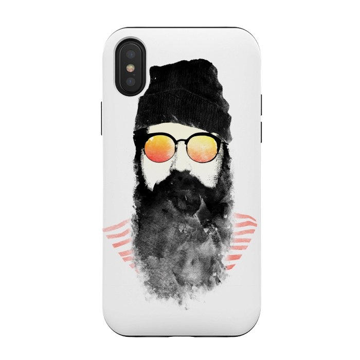 iPhone Xs / X StrongFit Hipster Chillin by Rui Faria