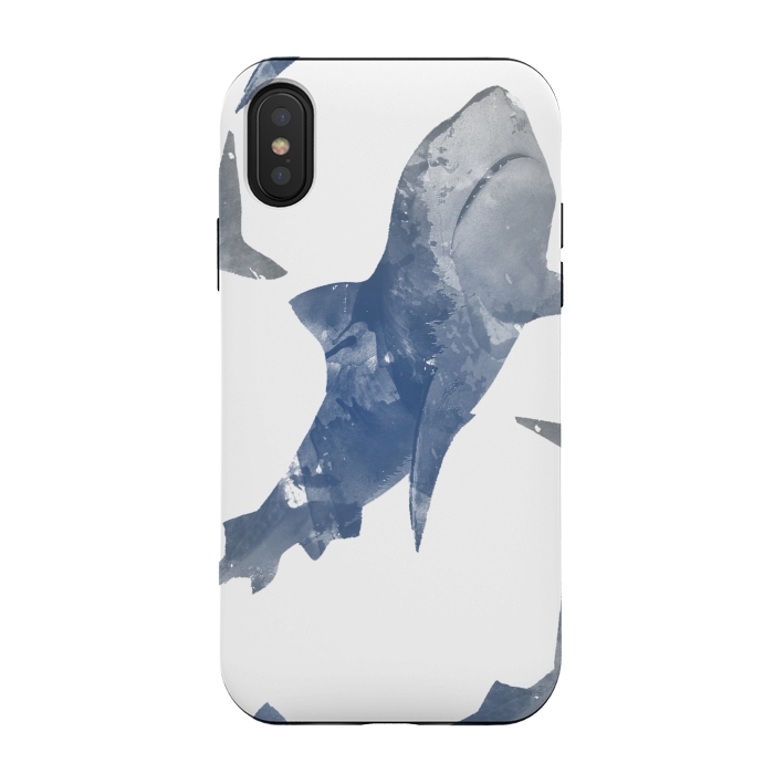 iPhone Xs / X StrongFit the world is full of sharks by Rui Faria