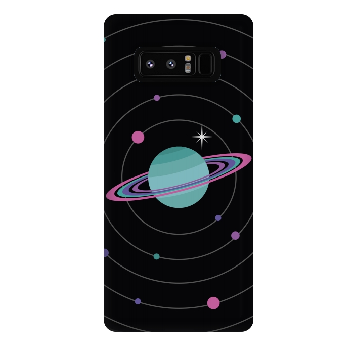 Galaxy Note 8 StrongFit Planet & Bright Star by Dellán