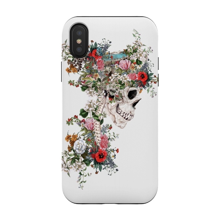 iPhone Xs / X StrongFit Skull Queen by Riza Peker