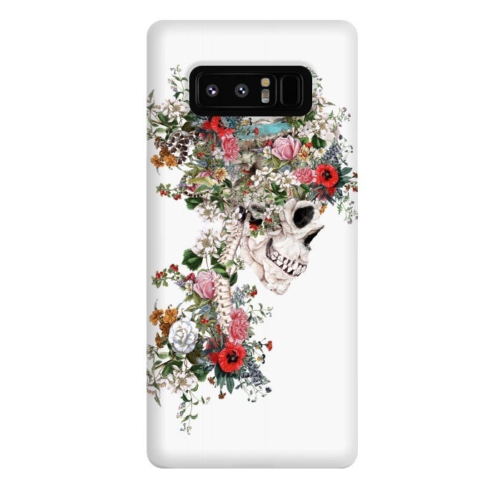 Galaxy Note 8 StrongFit Skull Queen by Riza Peker
