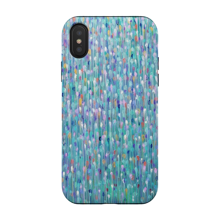 iPhone Xs / X StrongFit Sparkly Water by Helen Joynson