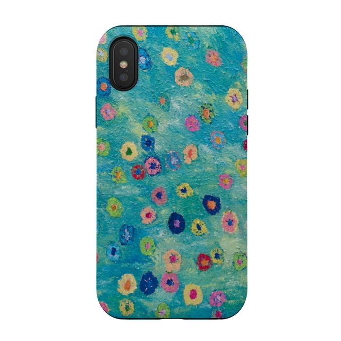 iPhone Xs / X StrongFit Colours of Happiness by Helen Joynson
