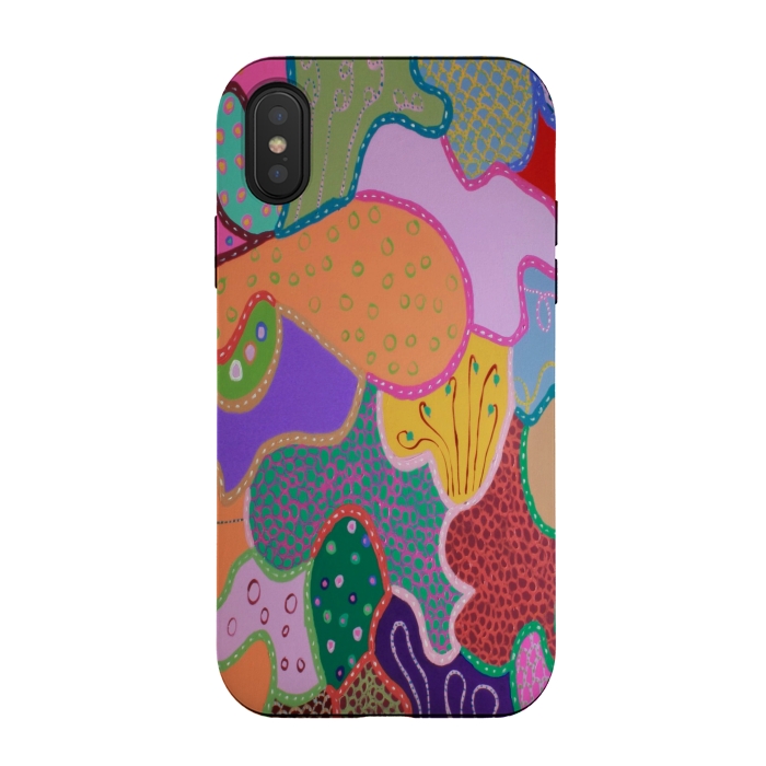 iPhone Xs / X StrongFit Colours of Another Galaxy by Helen Joynson