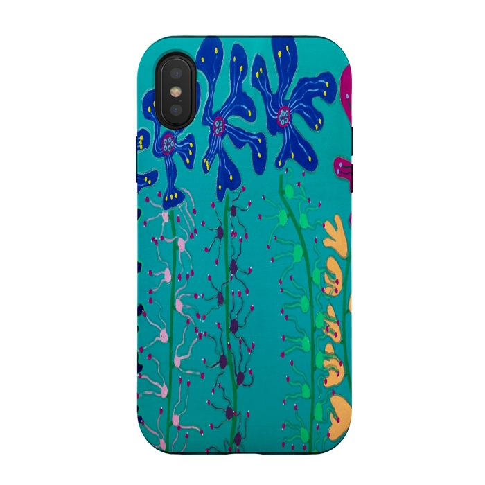 iPhone Xs / X StrongFit Hail the Flowers by Helen Joynson