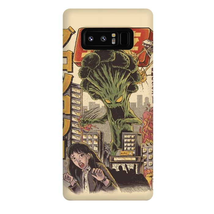 Galaxy Note 8 StrongFit THE BROCCOZILLA by Ilustrata