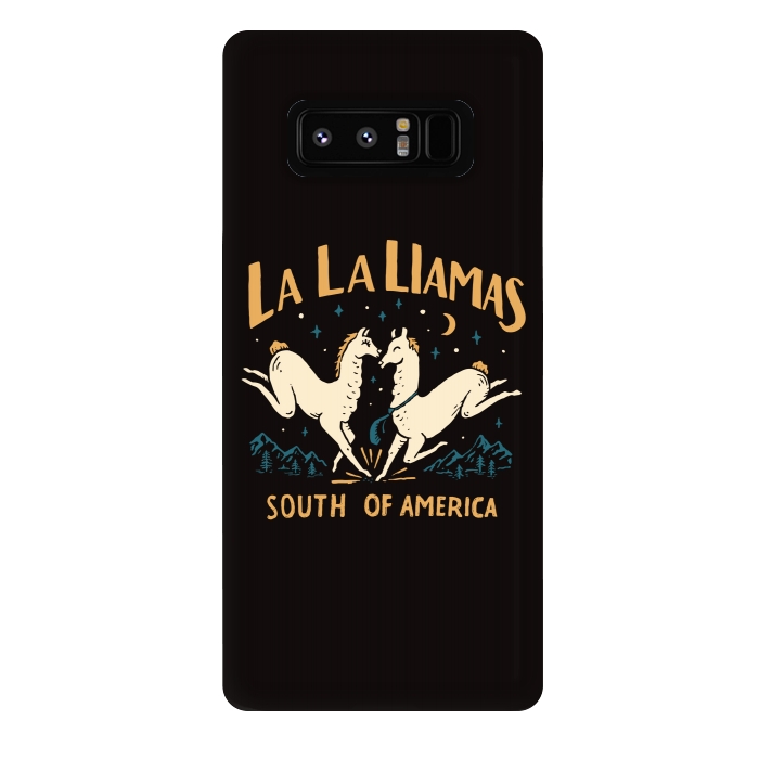 Galaxy Note 8 StrongFit La La Llamas by Tatak Waskitho