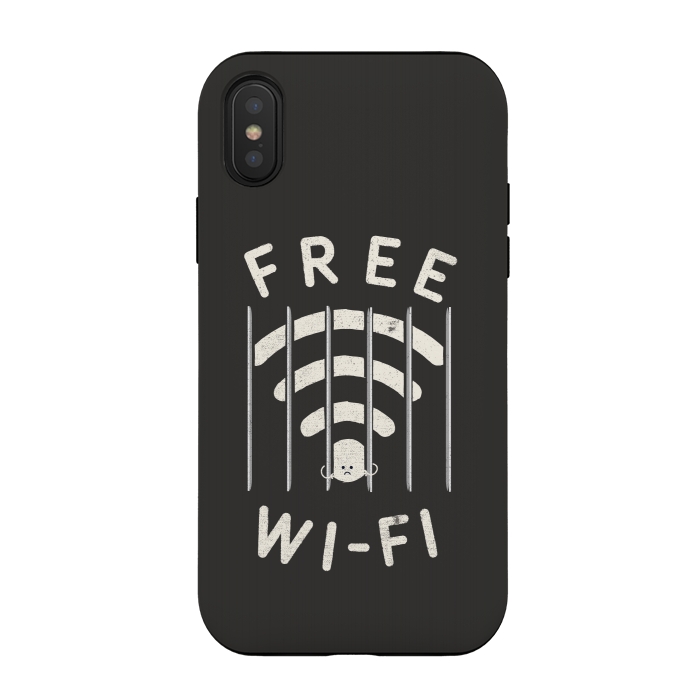 iPhone Xs / X StrongFit Free wi-fi by Shadyjibes