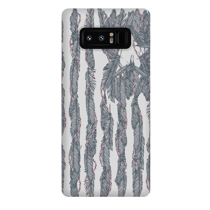 Galaxy Note 8 StrongFit America Feather Flag by Sitchko