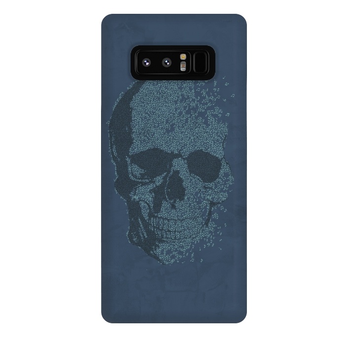 Galaxy Note 8 StrongFit Music Skull V1 by Sitchko