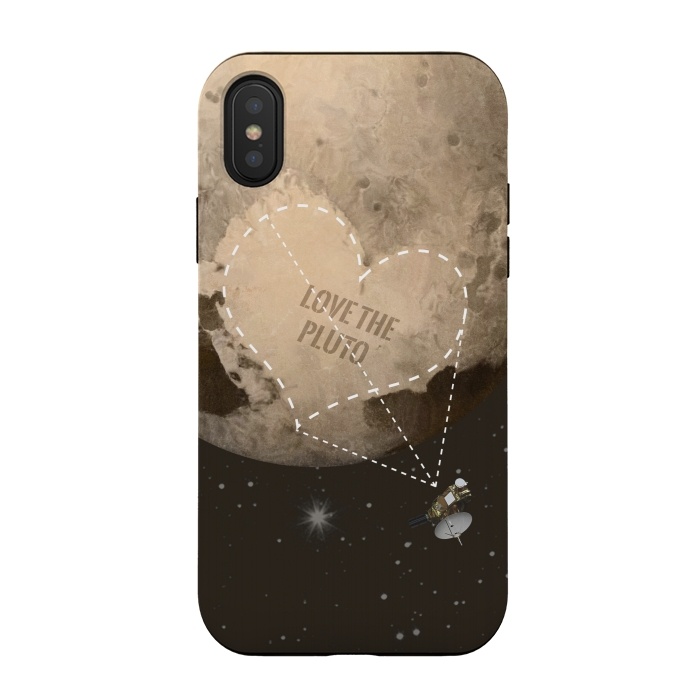 iPhone Xs / X StrongFit Love the Pluto by Sitchko
