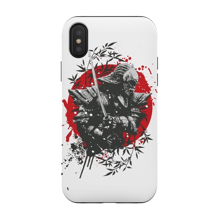 iPhone Xs / X StrongFit Black Samurai by Sitchko