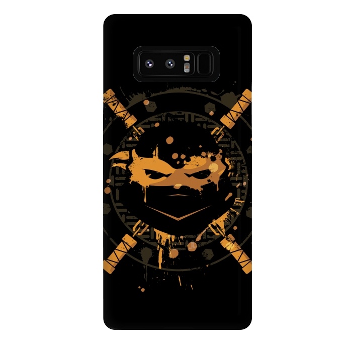 Galaxy Note 8 StrongFit Michelangelo Turtle by Sitchko