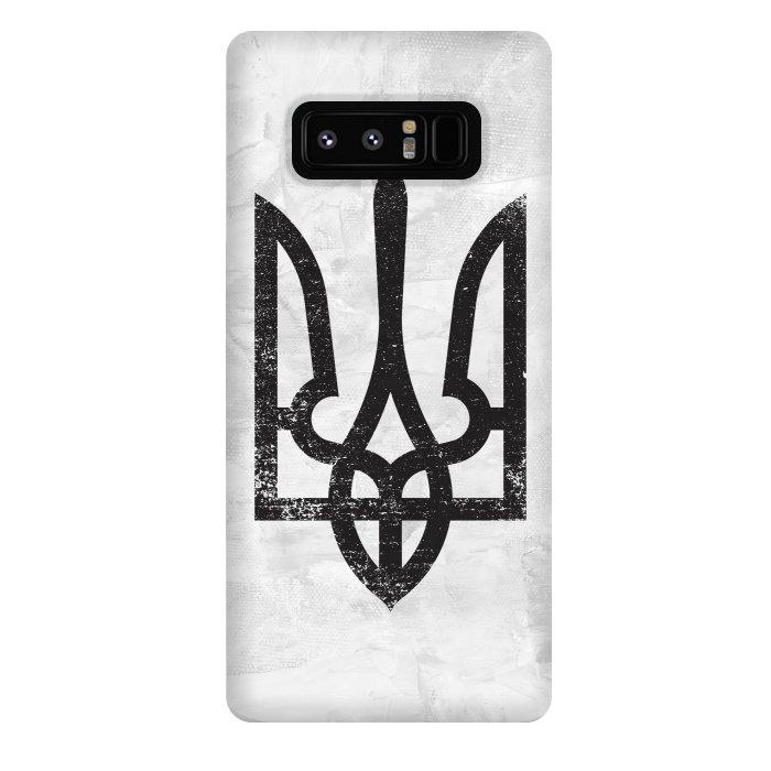 Galaxy Note 8 StrongFit Ukraine White Grunge by Sitchko