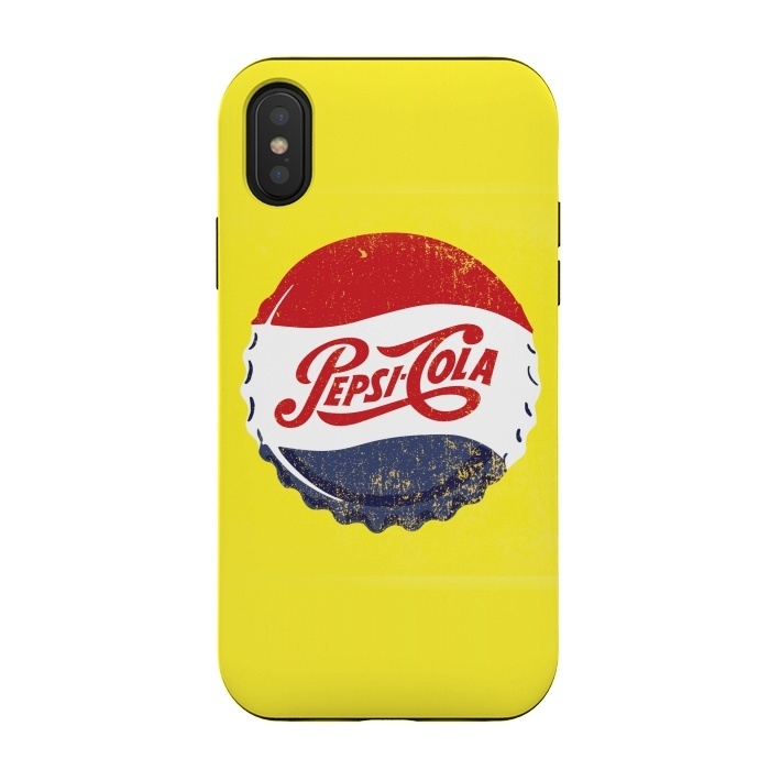 iPhone Xs / X StrongFit Vintage Pepsi by Sitchko