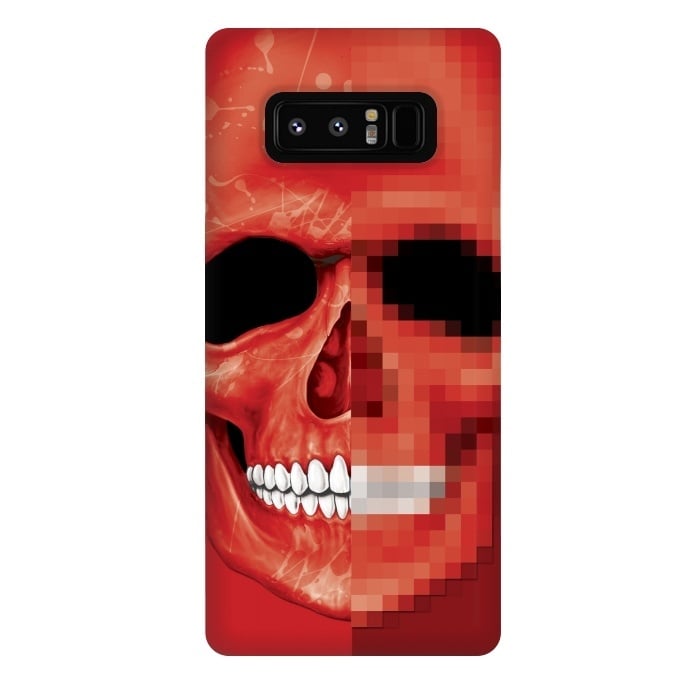 Galaxy Note 8 StrongFit Red Skull by Sitchko
