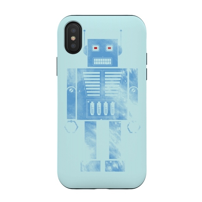 iPhone Xs / X StrongFit Robophobia by Sitchko