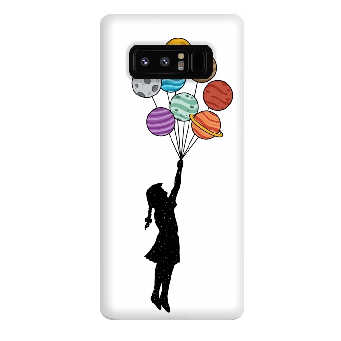 Galaxy Note 8 StrongFit Planets Balloons by Coffee Man