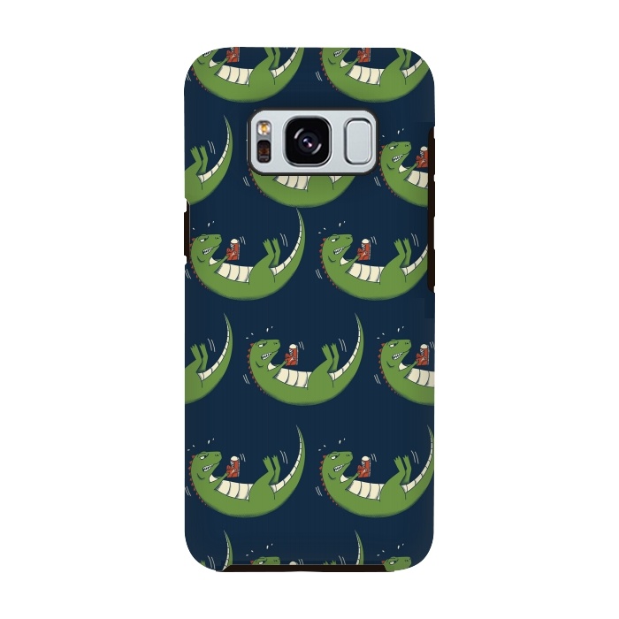 Galaxy S8 StrongFit Dinosaur new shoes by Coffee Man