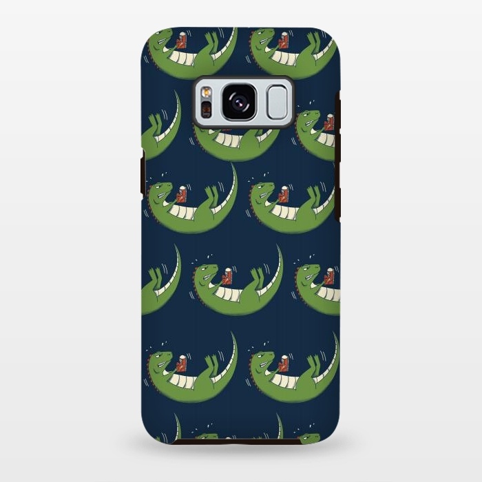 Galaxy S8 plus StrongFit Dinosaur new shoes by Coffee Man