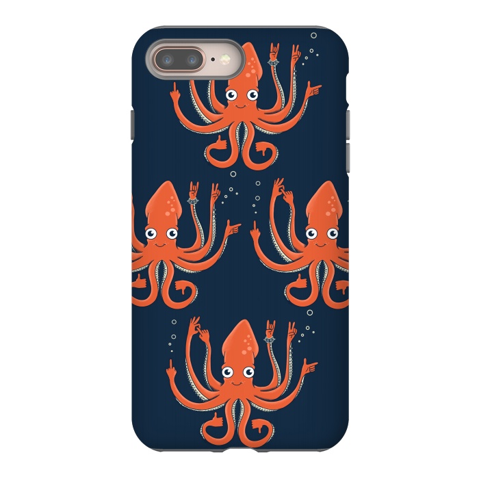 iPhone 7 plus StrongFit Signals Octopus  by Coffee Man
