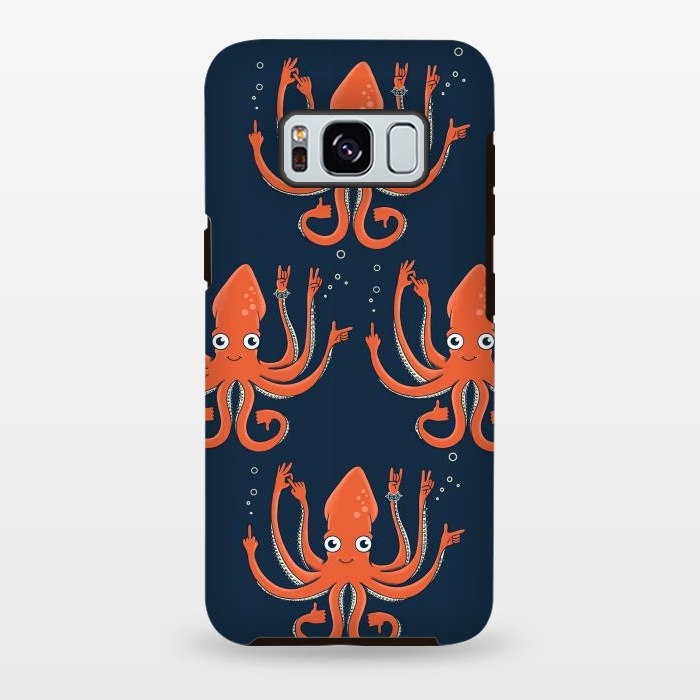 Galaxy S8 plus StrongFit Signals Octopus  by Coffee Man