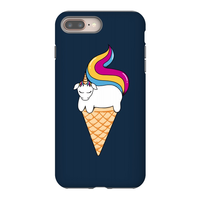 iPhone 7 plus StrongFit uni-cone blue by Coffee Man