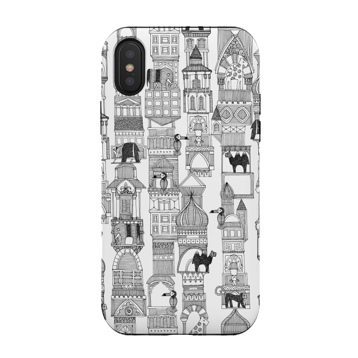 iPhone Xs / X StrongFit Urban Jungle by Sharon Turner