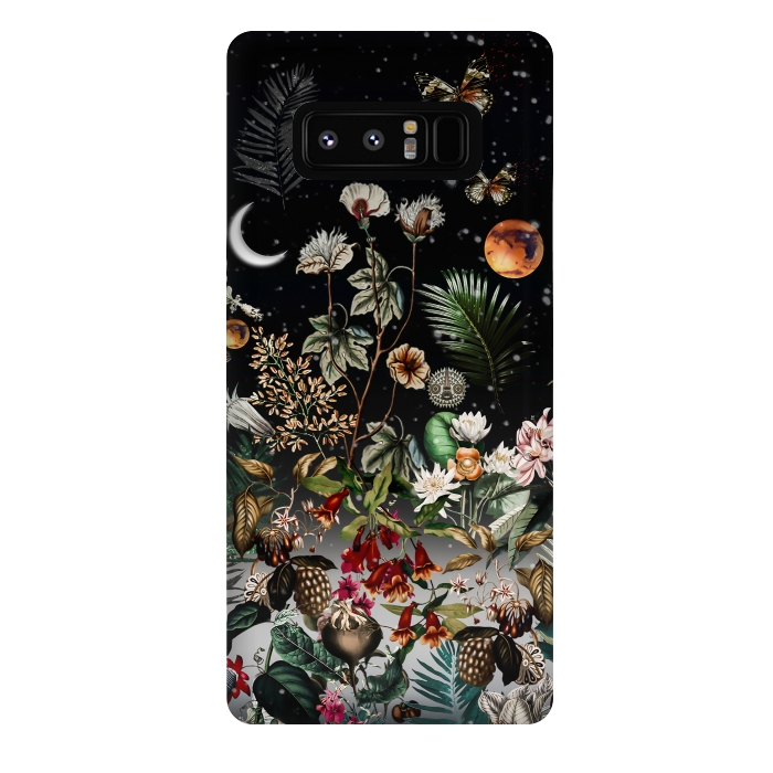 Galaxy Note 8 StrongFit Beautiful night garden by Burcu Korkmazyurek