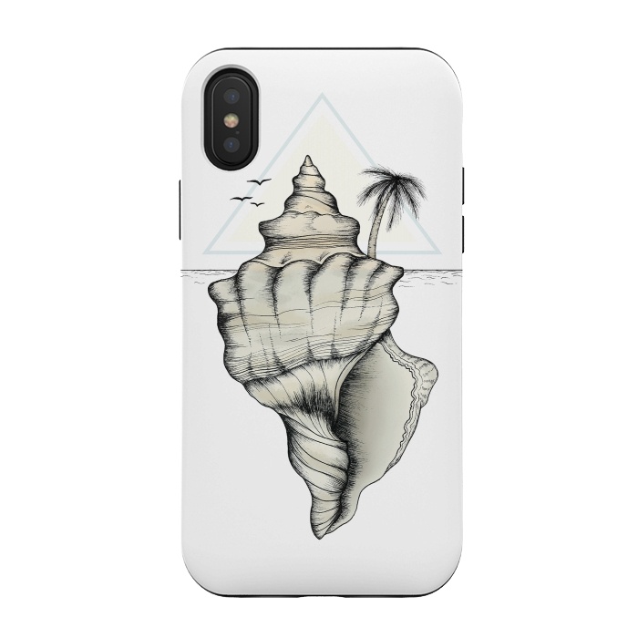 iPhone Xs / X StrongFit Secret Island by Barlena