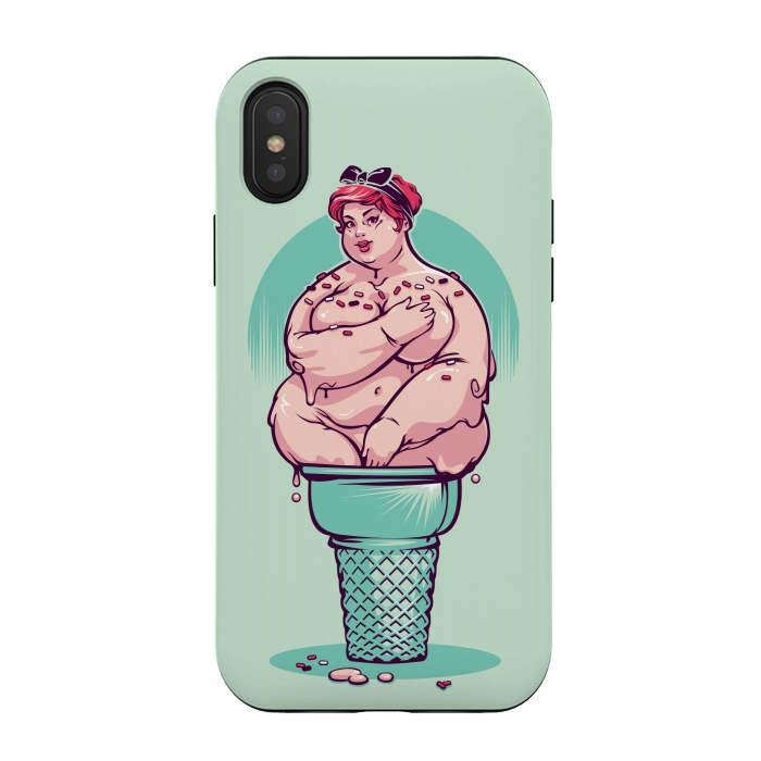 iPhone Xs / X StrongFit Dalicious by Draco