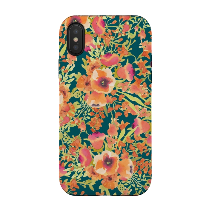iPhone Xs / X StrongFit Floral Bunch by Uma Prabhakar Gokhale