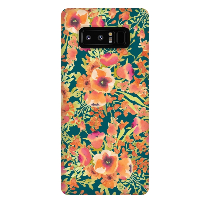 Galaxy Note 8 StrongFit Floral Bunch by Uma Prabhakar Gokhale