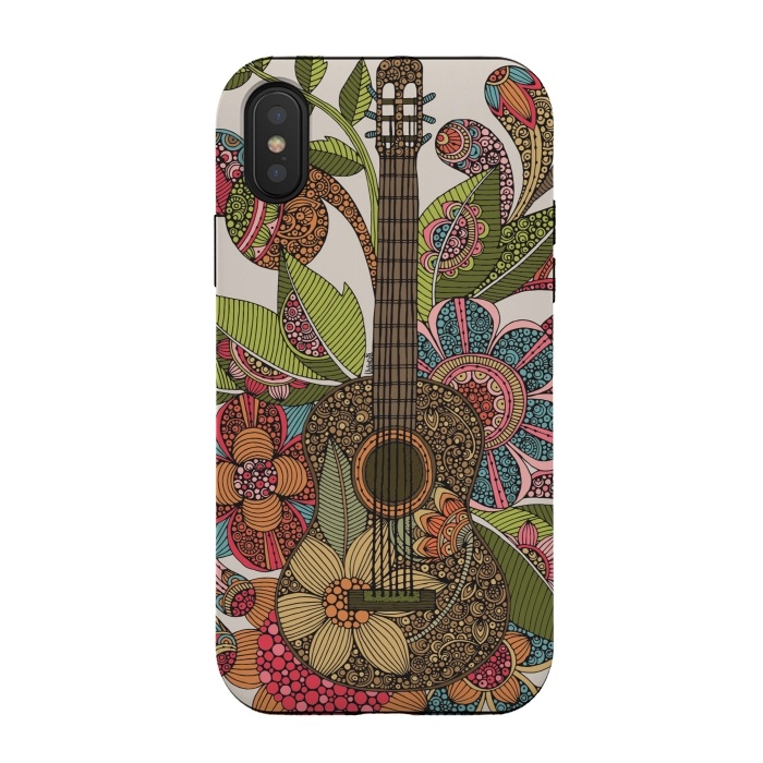 iPhone Xs / X StrongFit Ever guitar by Valentina Harper